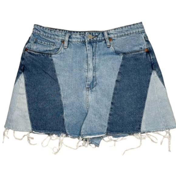 Blank NYC Blue Denim Shorts - Picture 1 of 7